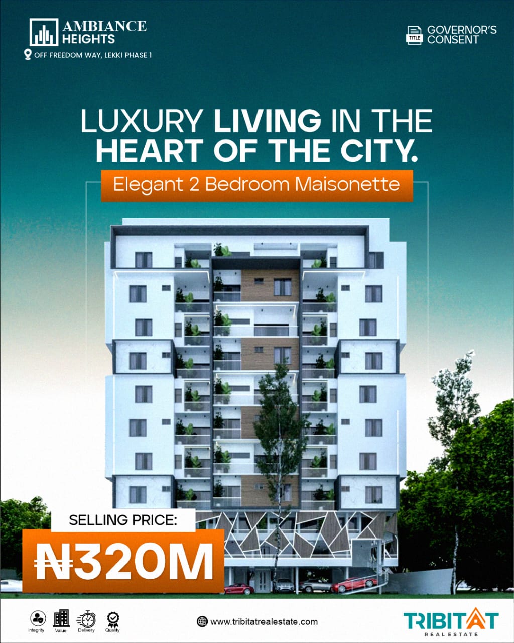 Ambiance Heights, lekki 2 & 3 bedroom luxury maisonette spacious living areas use modern color schemes, detailed textures, and light features to give a unique feel, a true taste of comfort and leisure