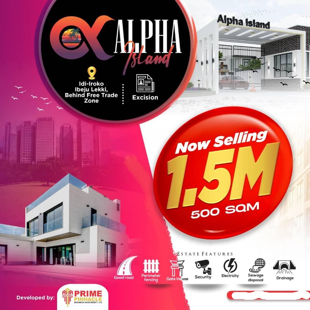ALPHA ISLAND, IBEJU LEKKI Behind Free Trade Zone, Ibeju Lekki. INTRODUCING one of the HOTTEST and SMARTEST Real Estate Investment