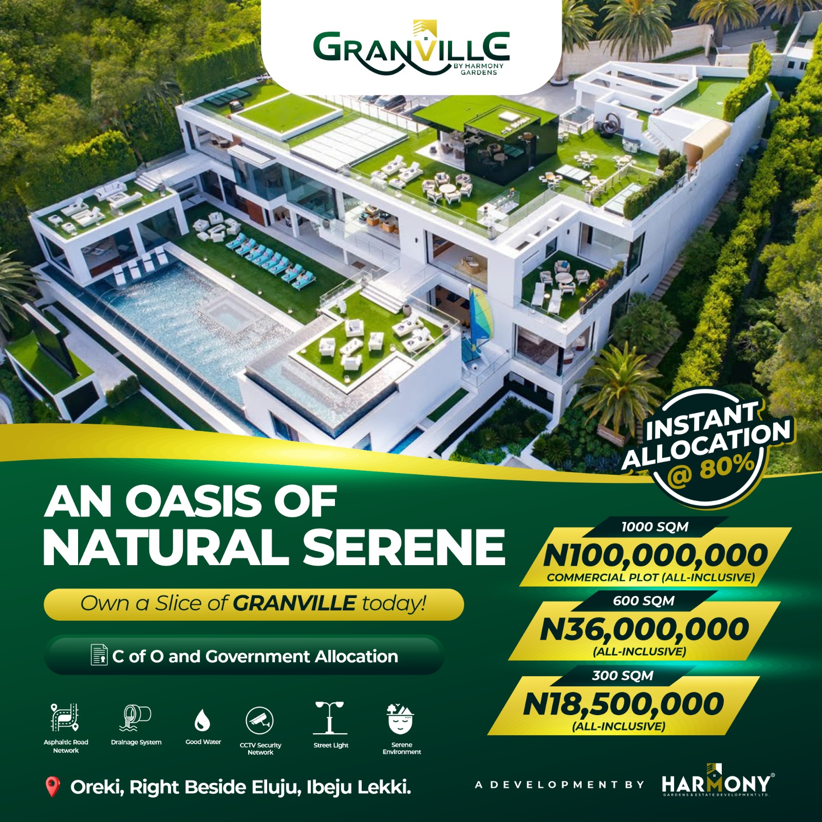 Granville Estate by Harmony Garden, Eleko, Ibeju-lekki