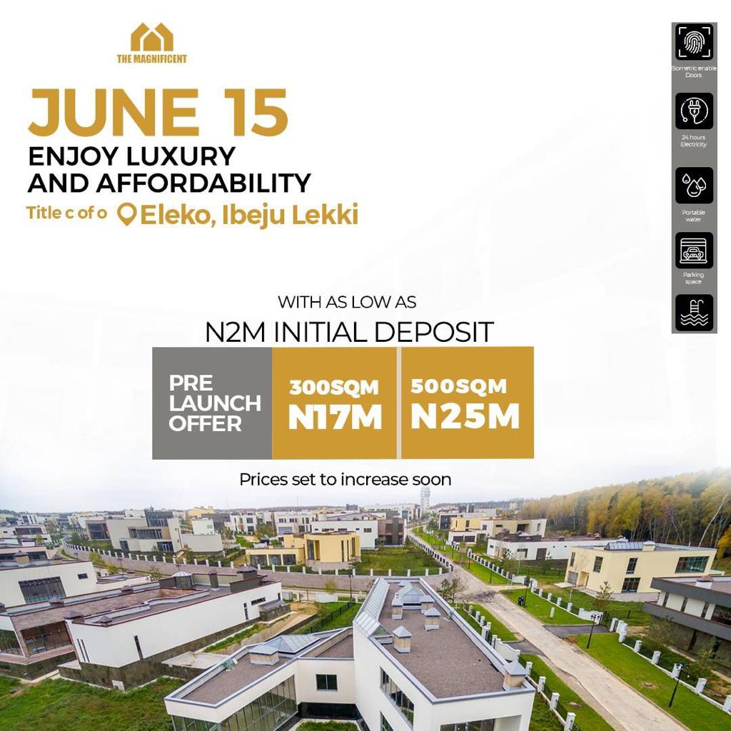 June 15 estate, eleko, ibeju lekki