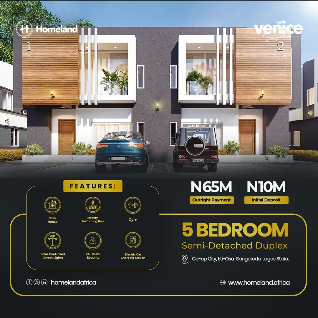 The Venice is an innovative urban development project situated in Sangotedo-Ajah, offering a thriving community with contemporary architectural designs