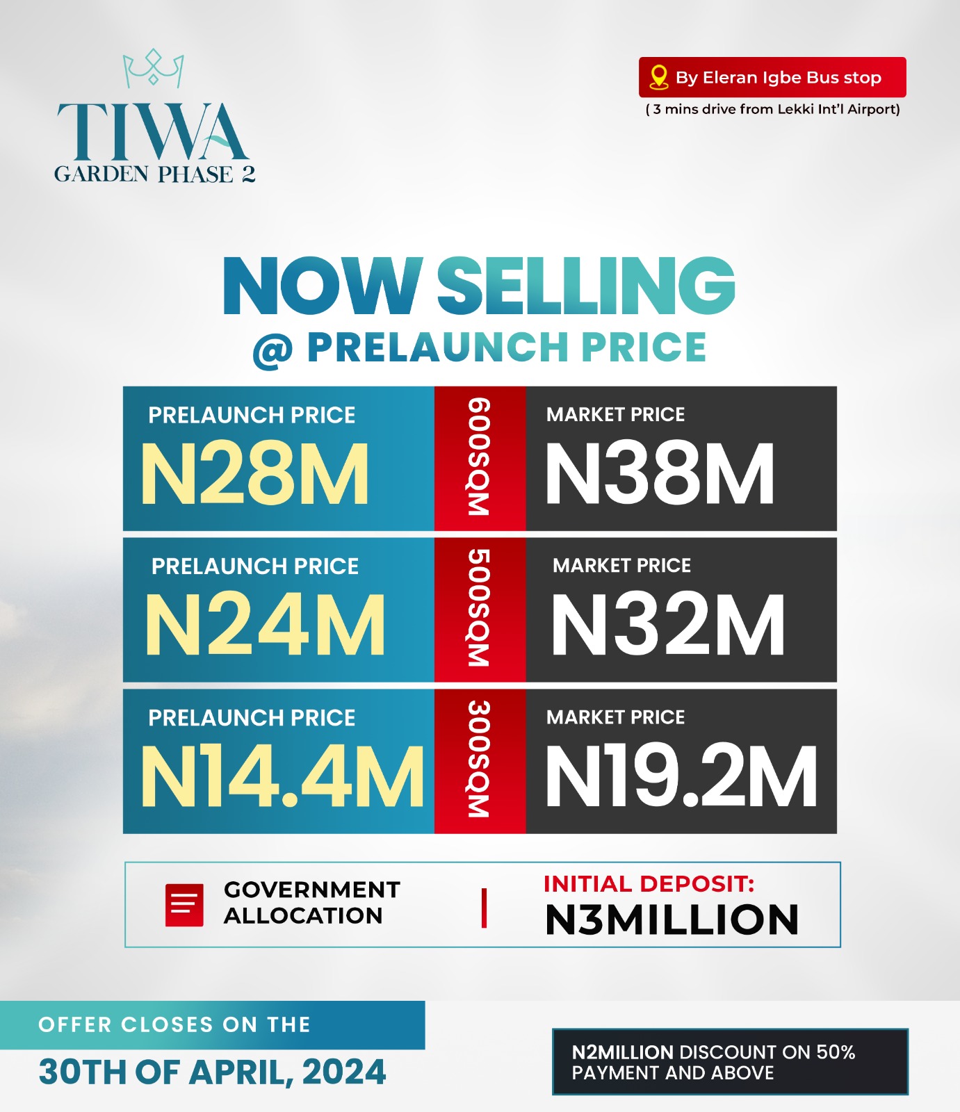 A haven where luxury meets tranquility Get ready for a lifestyle upgrade at Tiwa Garden Phase 2. The estate boasts of a blend with nature and