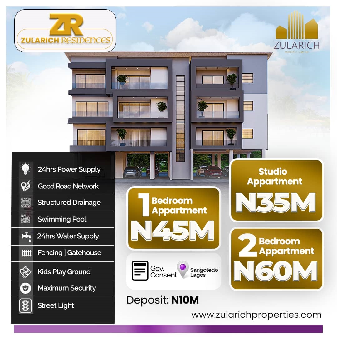 Zularich Residence, nestled amidst the serene landscapes of Sangotedo, Lagos, stands as a testament to architectural brilliance and contemporary luxury
