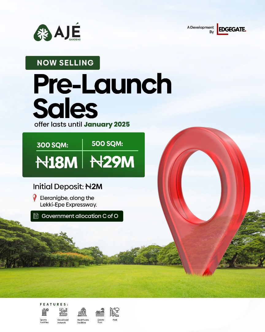 Nestled in the heart of Eleranigbe, Ibeju-Lekki, Lagos, Aje Gardens is strategically positioned near key landmarks: