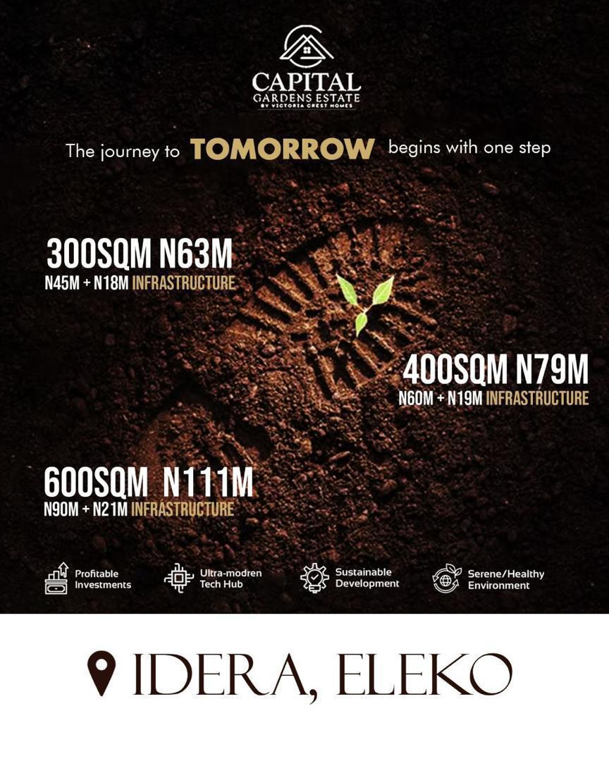 Discover the serene beauty of Capital Garden Estate, a meticulously planned residential haven nestled within the vibrant Idera Scheme, Eleko