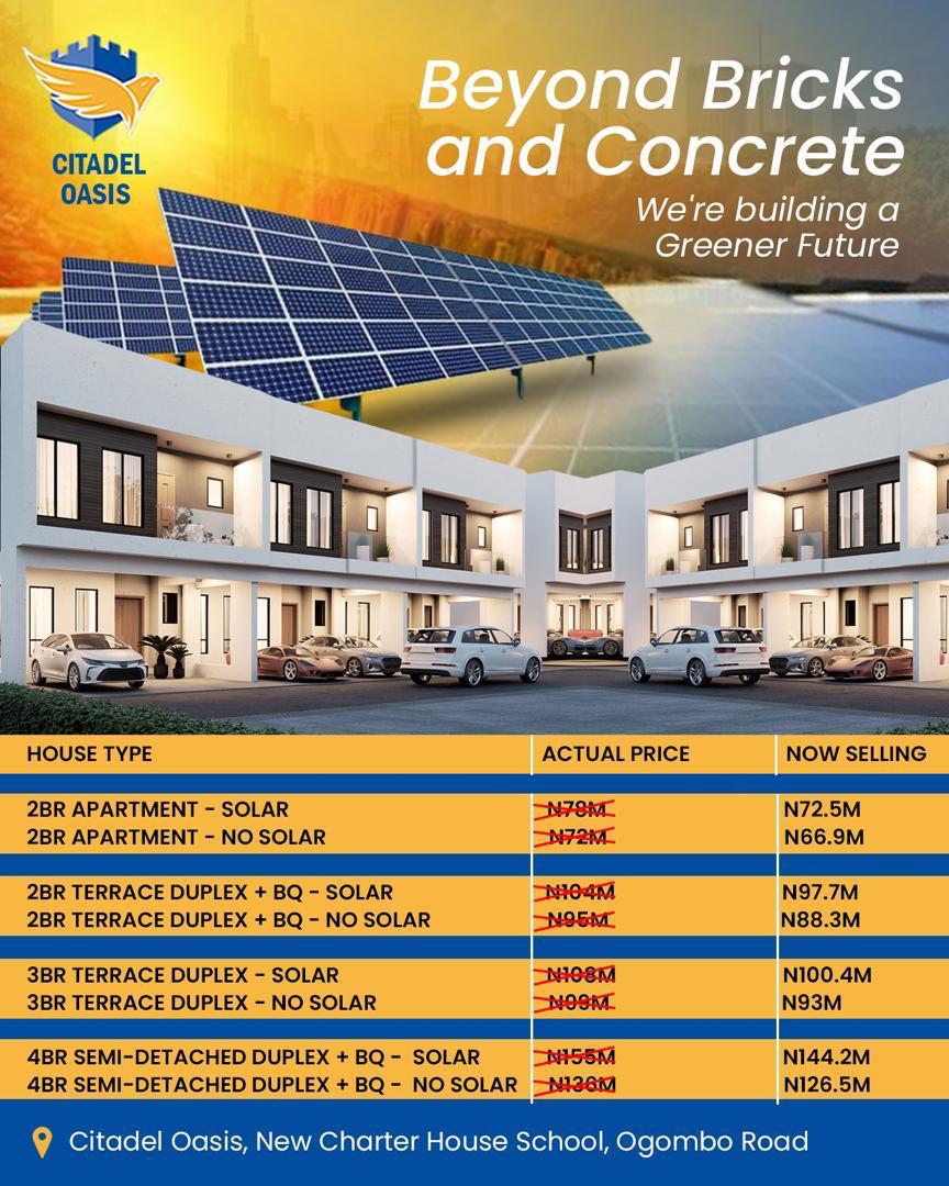 Citadel Oasis, a premier residential estate nestled in the heart of Ogombo, Ajah, offers a harmonious blend of contemporary design and tranquil living