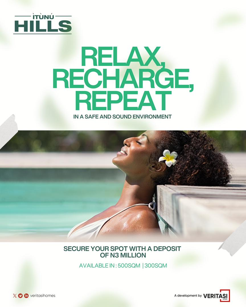 at ITUNU Hills, an exclusive residential community nestled amidst lush landscapes and serene surroundings. This prime location in Idera Scheme, Ibeju Lekki
