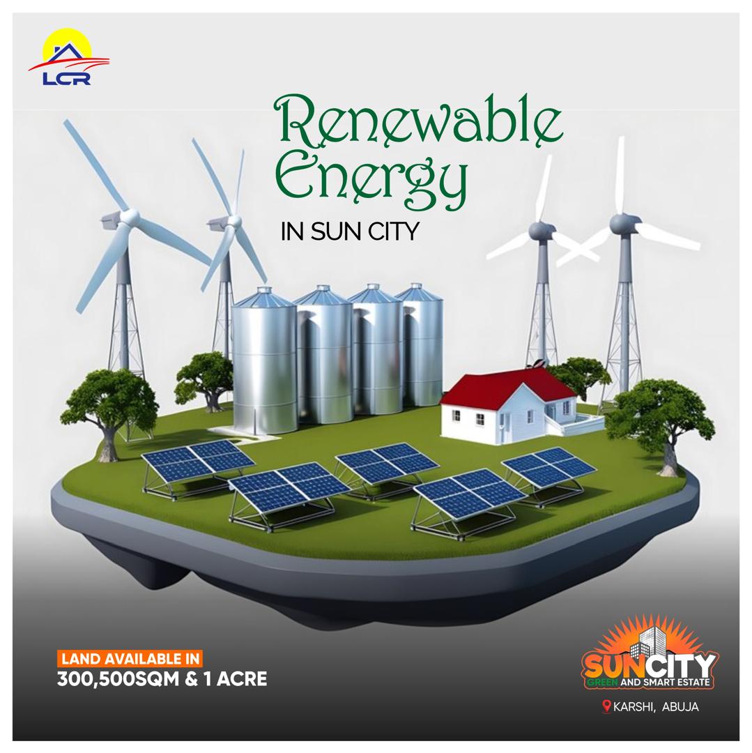 Introducing SUN CITY GREEN & SMART ESTATE, a pioneering project that redefines sustainable living in Karshi, Abuja.