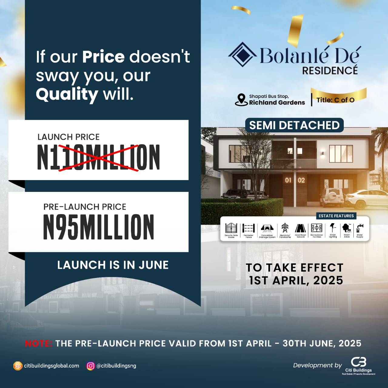 Experience the beauty of luxurious living and a peaceful haven today at the 3 bedrooms duplex with BQ in BOLANLE RESIDENCE, Bogije