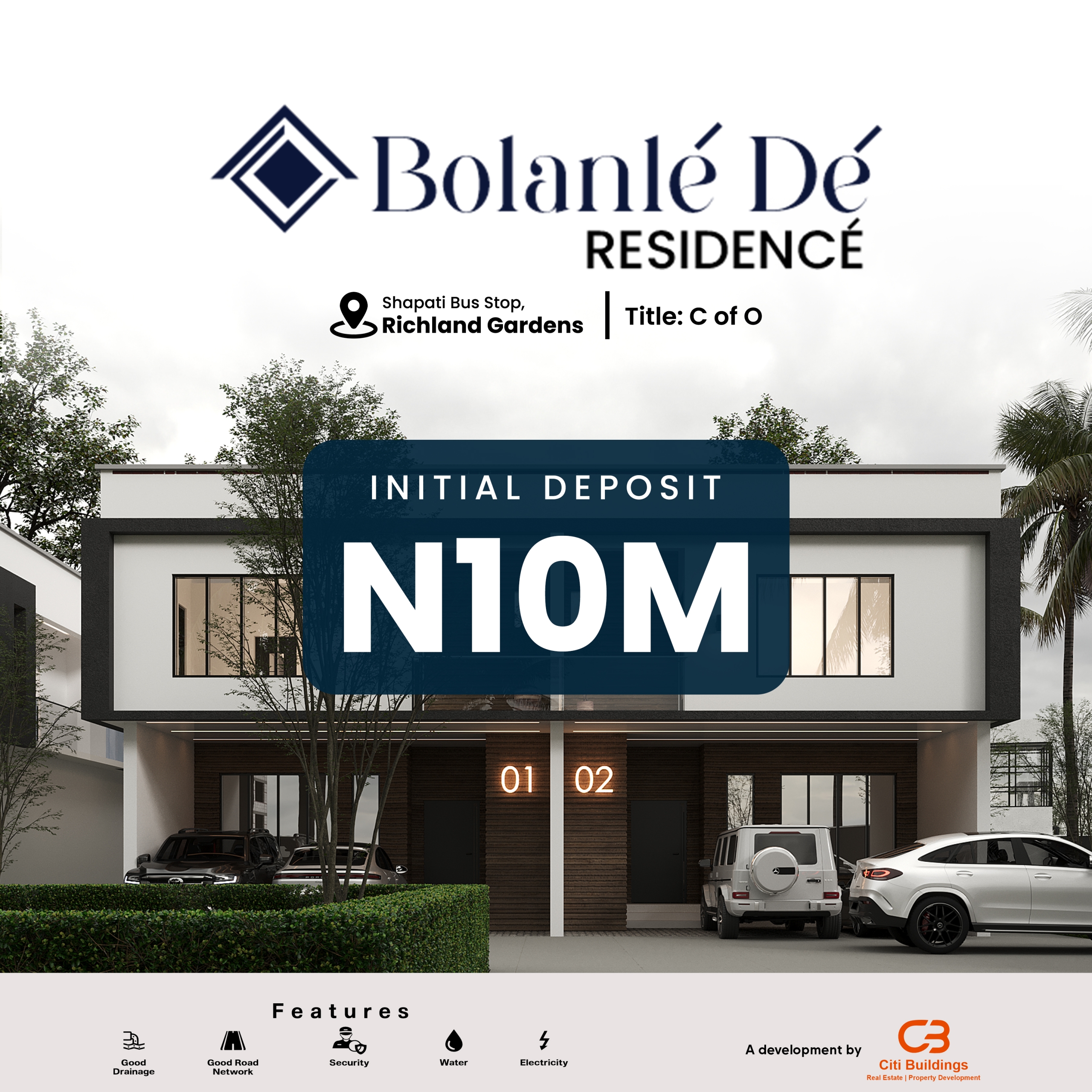 Experience the beauty of luxurious living and a peaceful haven today at the 3 bedrooms duplex with BQ in BOLANLE RESIDENCE, Bogije