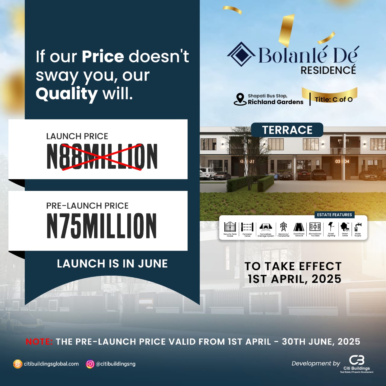 Experience the beauty of luxurious living and a peaceful haven today at the 3 bedrooms duplex with BQ in BOLANLE RESIDENCE, Bogije