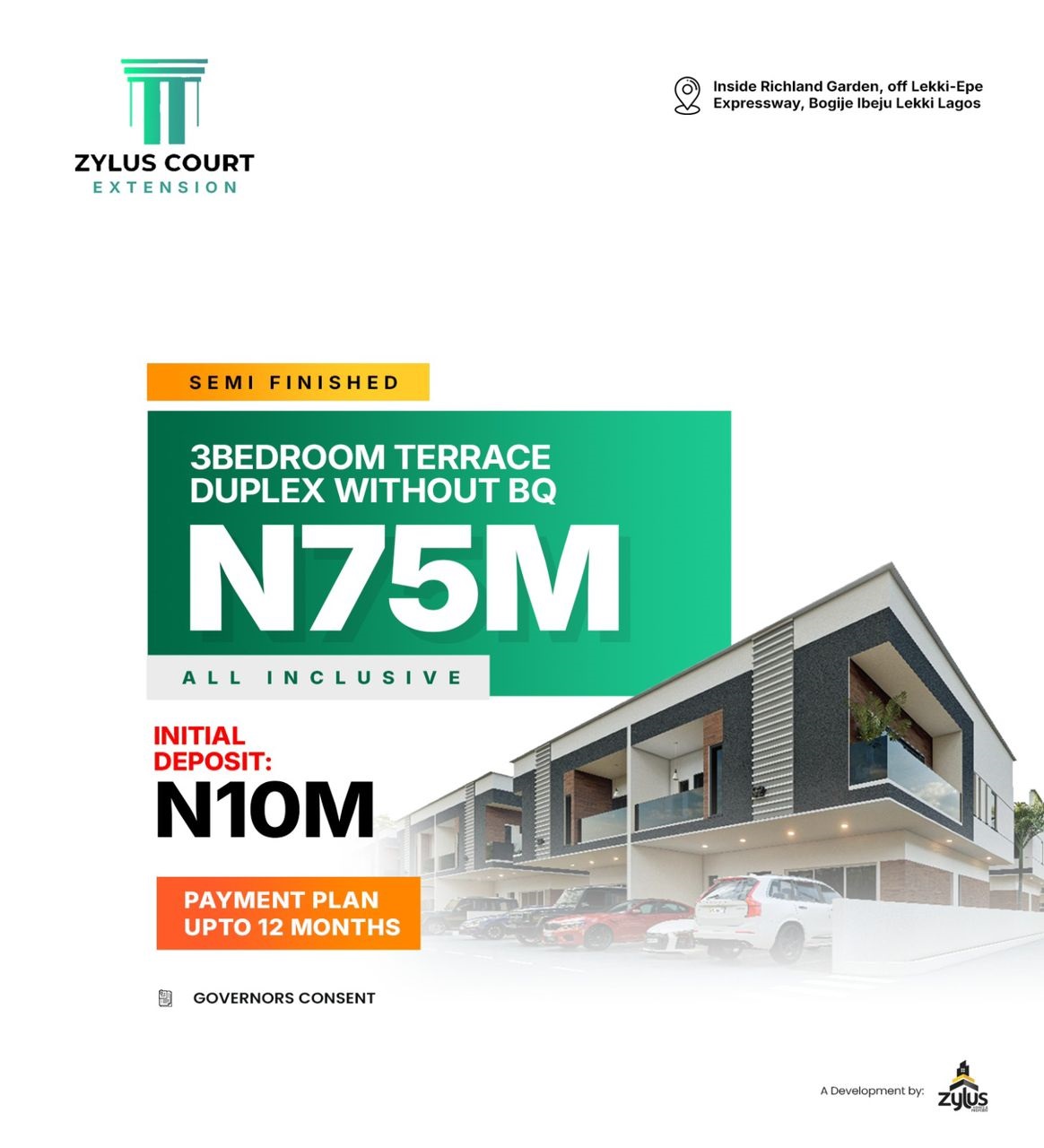 Discover luxury duplex at Zylus Court Extension, Bogije, Lekki. Enjoy modern amenities, prime location near Omu Resort & Eleko Beach