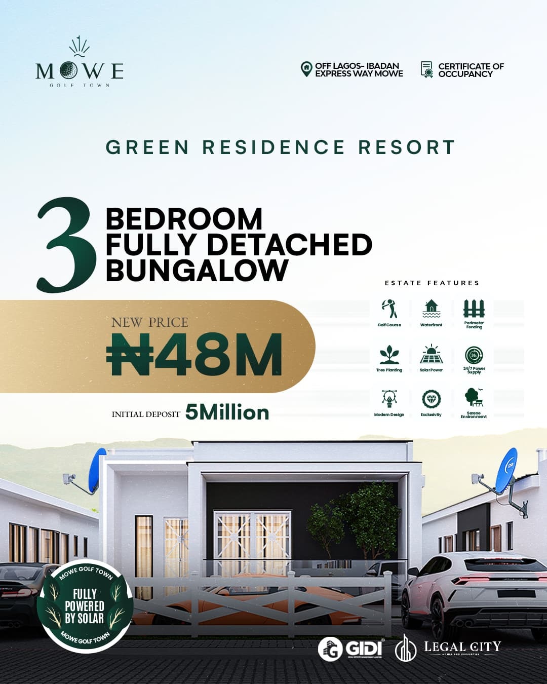 Welcome to Mowe Golf Town, Nigeria's premier golfing destination where luxury living meets environmental responsibility.