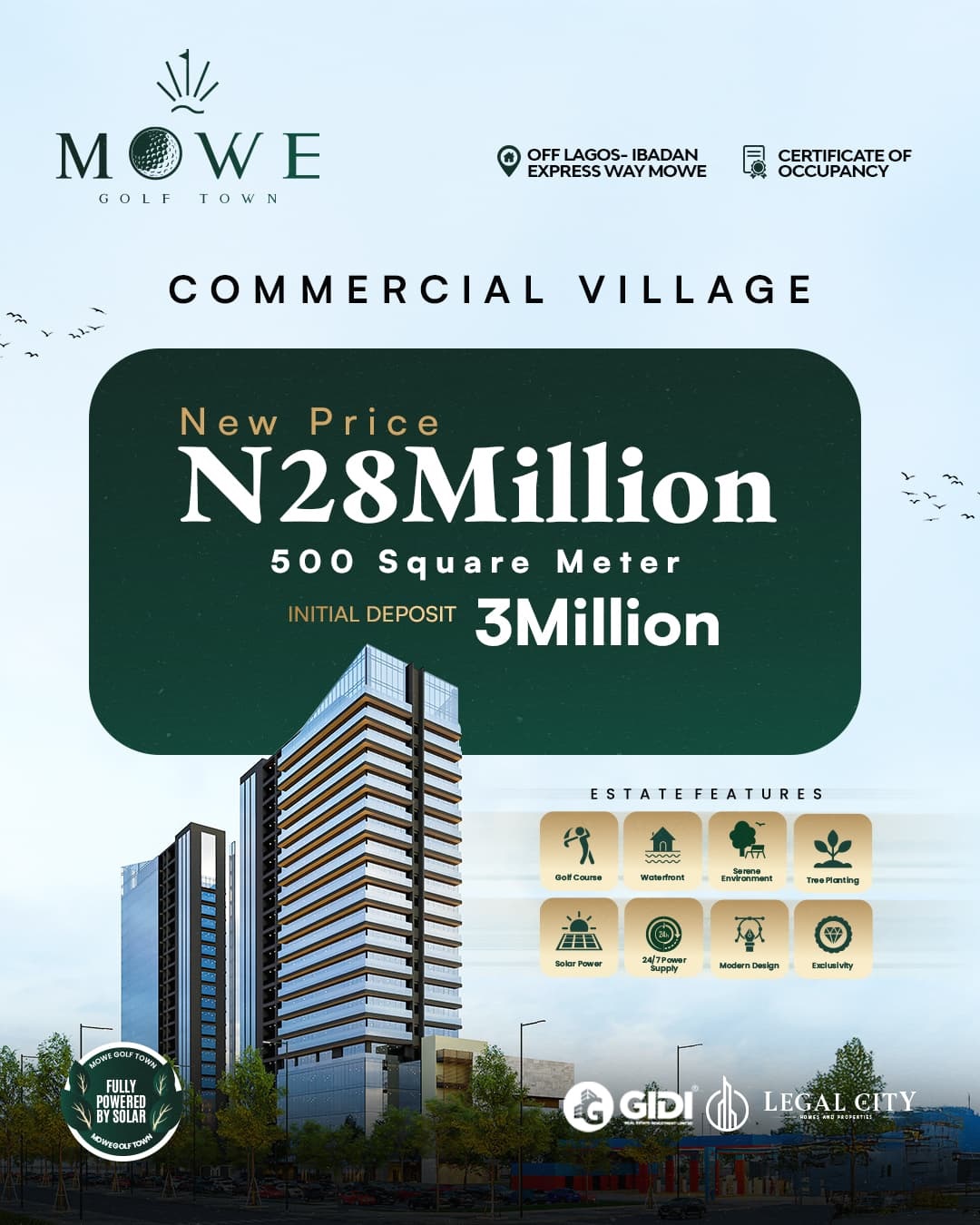 Welcome to Mowe Golf Town, Nigeria's premier golfing destination where luxury living meets environmental responsibility.