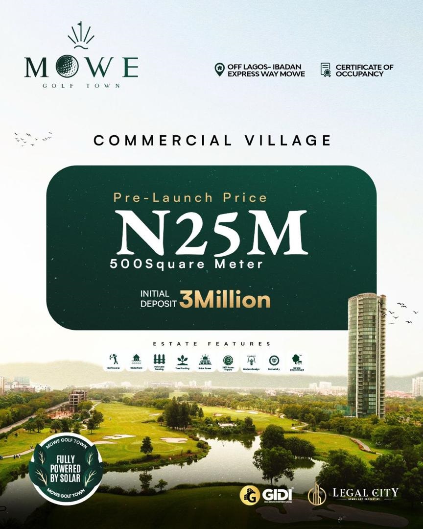 Welcome to Mowe Golf Town, Nigeria's premier golfing destination where luxury living meets environmental responsibility.