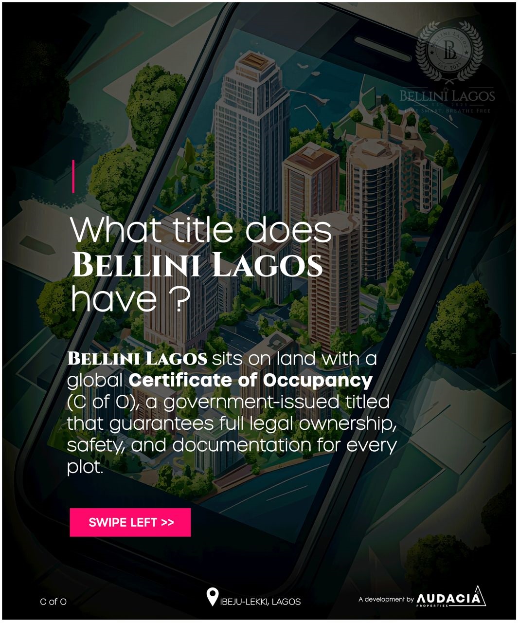 Looking for prime land for sale in Ibeju-Lekki? Experience Bellini Lagos – The Wellness Republic, where opulent living seamlessly blends with