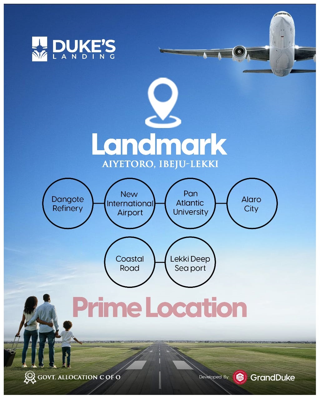 Discover Duke Landing, an exceptional estate nestled in the vibrant heart of Ibeju-Lekki. This prime location offers the tranquility of a peaceful retreat while being just minutes from the New International Airport