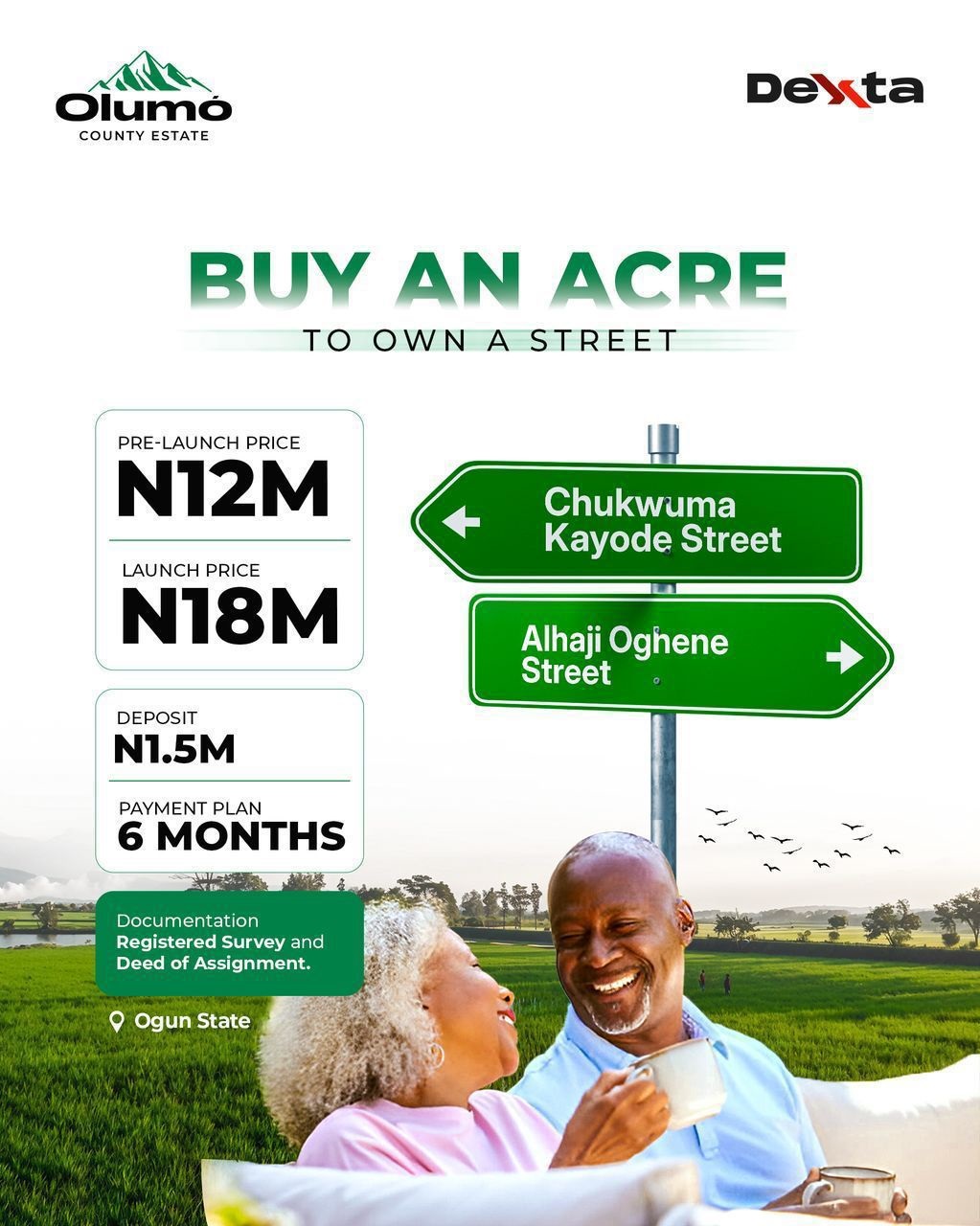 Why Olumo County Estate is Your Smartest Choice: Owning a plot at Olumo County Estate means more than just acquiring land