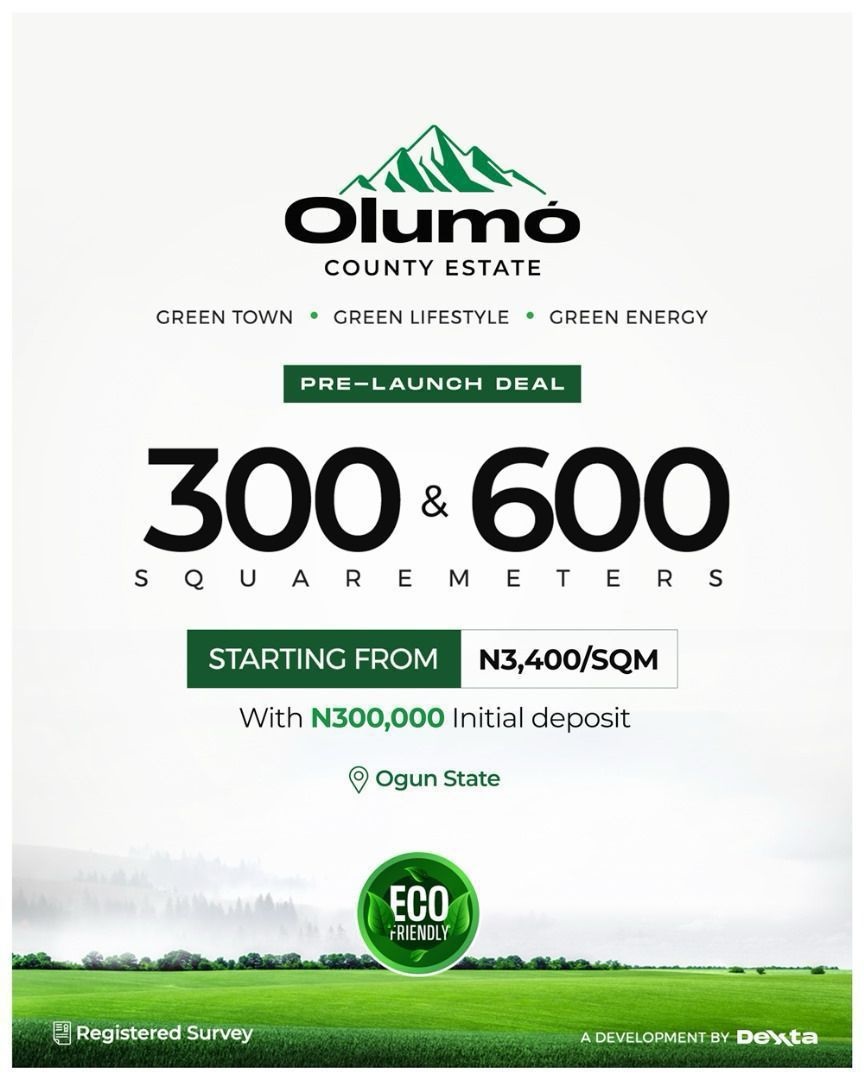 Why Olumo County Estate is Your Smartest Choice: Owning a plot at Olumo County Estate means more than just acquiring land