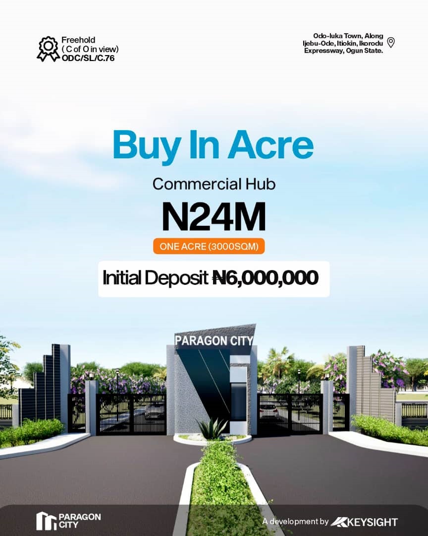 Paragon City isn't just another development; it's a strategically positioned beacon in Ogun State, destined to flourish as a vibrant nucleus