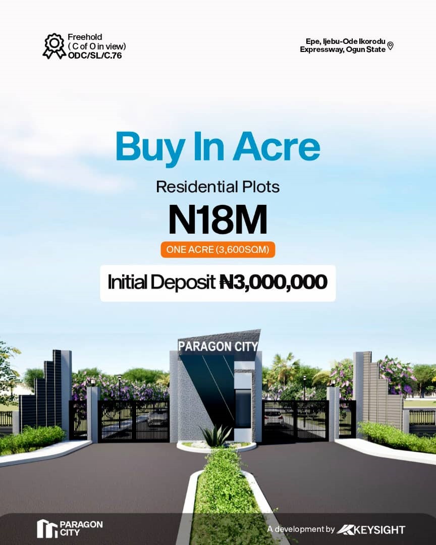 Paragon City isn't just another development; it's a strategically positioned beacon in Ogun State, destined to flourish as a vibrant nucleus
