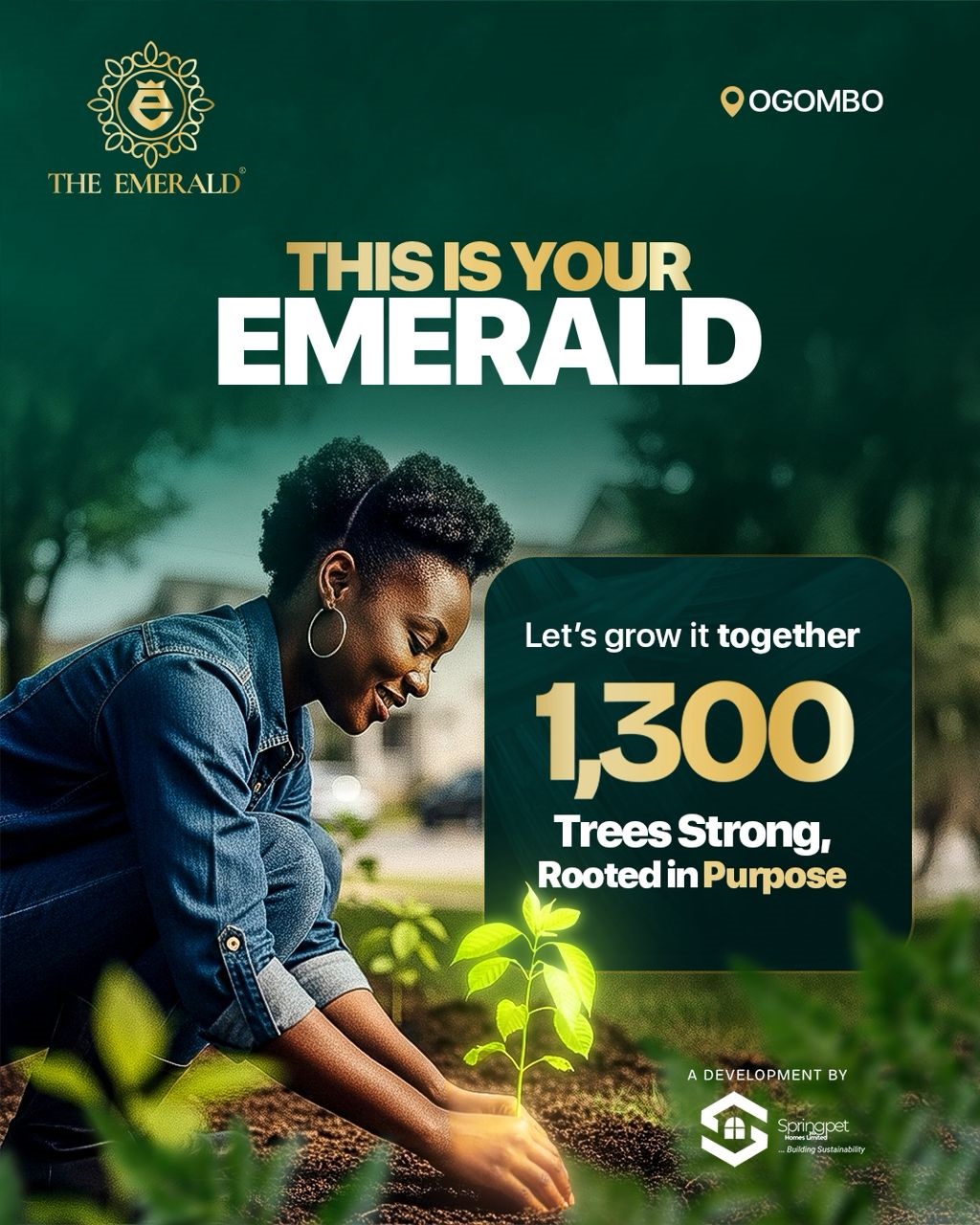 The Emerald, Ogombo, an exclusive bungalow residential development offering unparalleled prestige and peace of mind.