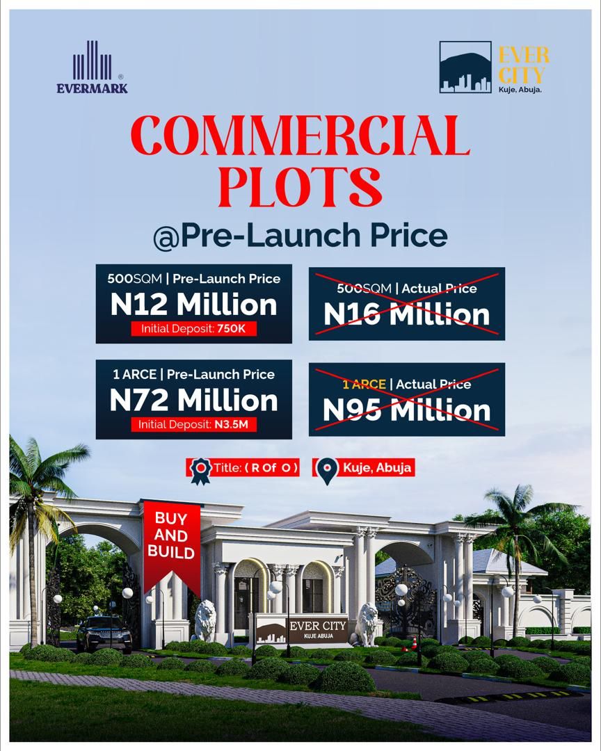 Discover EVERCITY ESTATE, kUJE, ABUJA, a prestigious residential development poised to redefine luxury living for over 500 residents