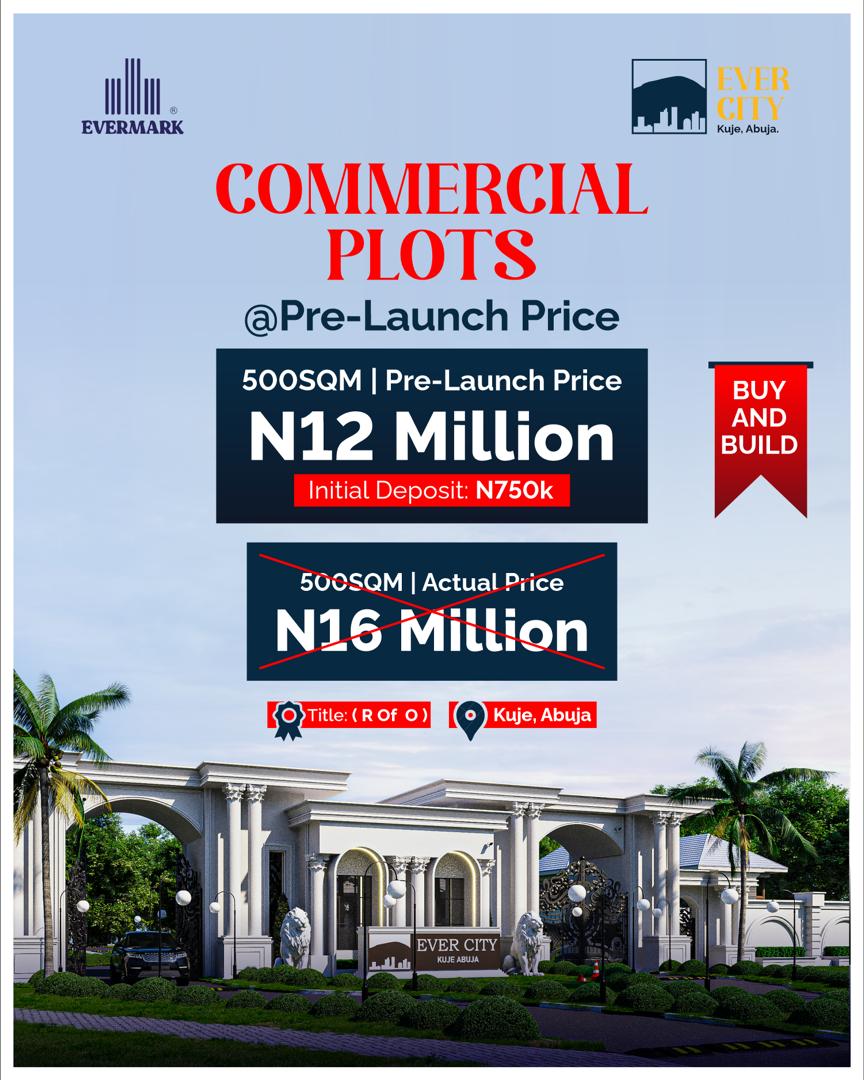 Discover EVERCITY ESTATE, kUJE, ABUJA, a prestigious residential development poised to redefine luxury living for over 500 residents