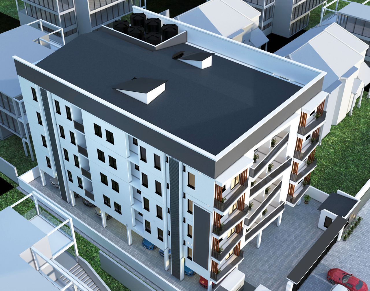 Wakefield Apartment, offering exquisite 2 bedroom apartments with a BQ, perfectly situated off Admiralty Way in Lekki Phase 1.