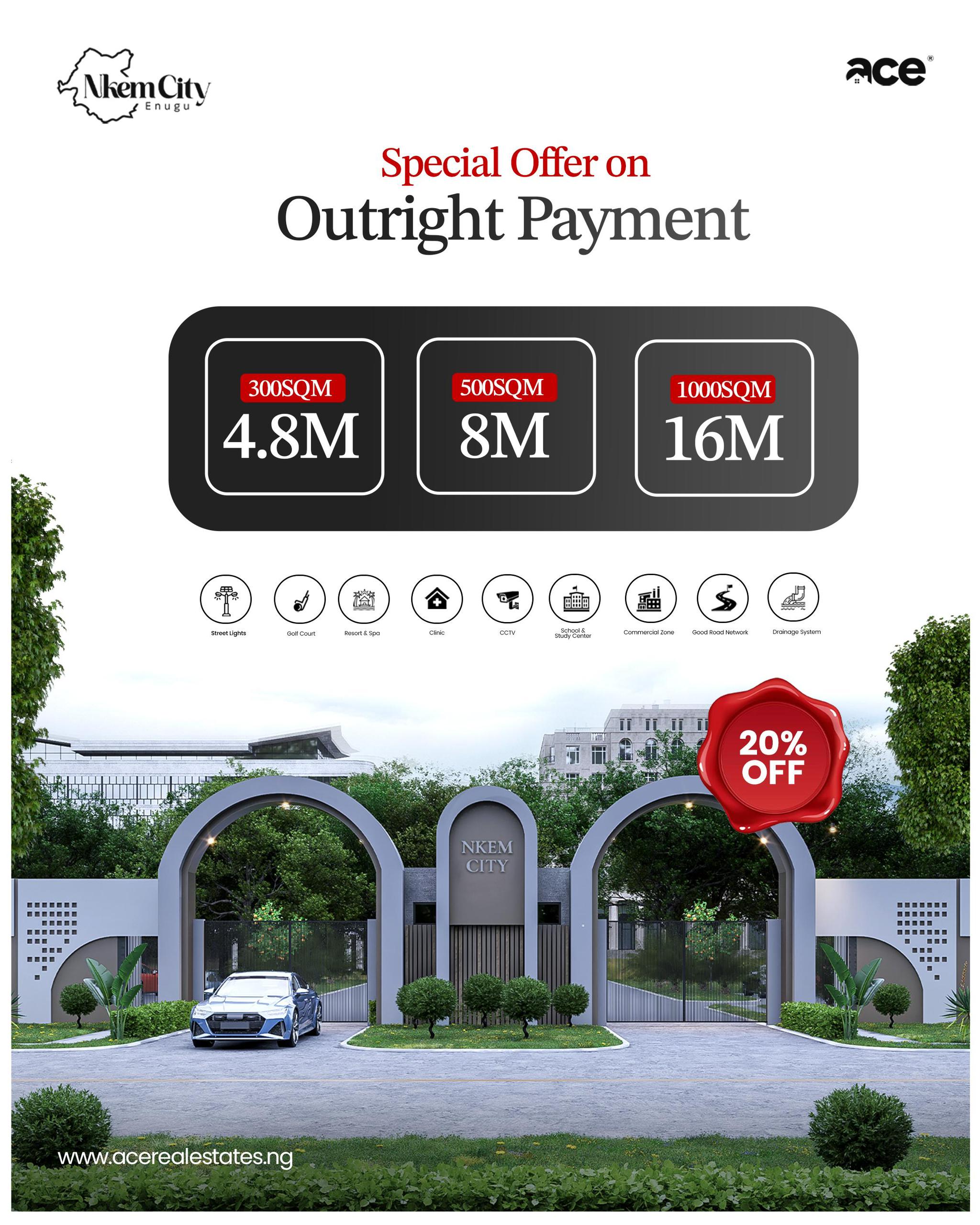 Welcome to Nkem City Estate, where land is more than a plot—it's the foundation of your family's legacy. Experience the perfect blend of com
