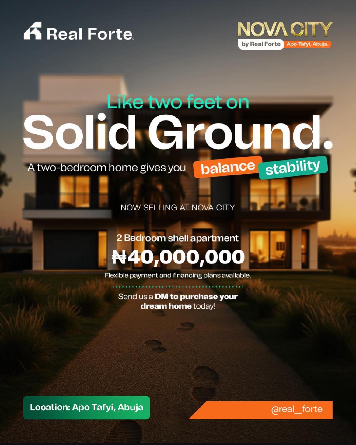 Nova City, a premier residential community located in Apo Tafyi, Abuja. We've designed this estate to be more than just a place to live; it's