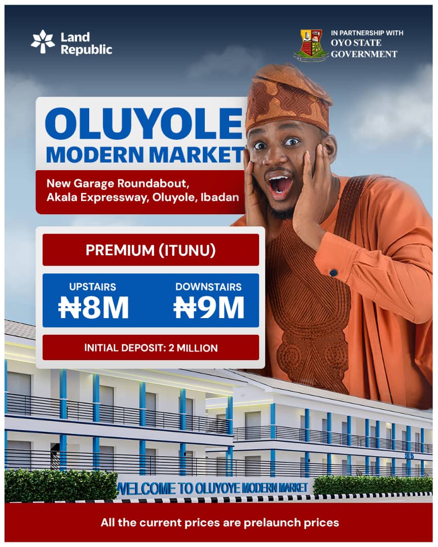 Oluyole Modern Market is a cutting-edge commercial destination strategically situated at the highly trafficked New Garage Junction in Ibadan