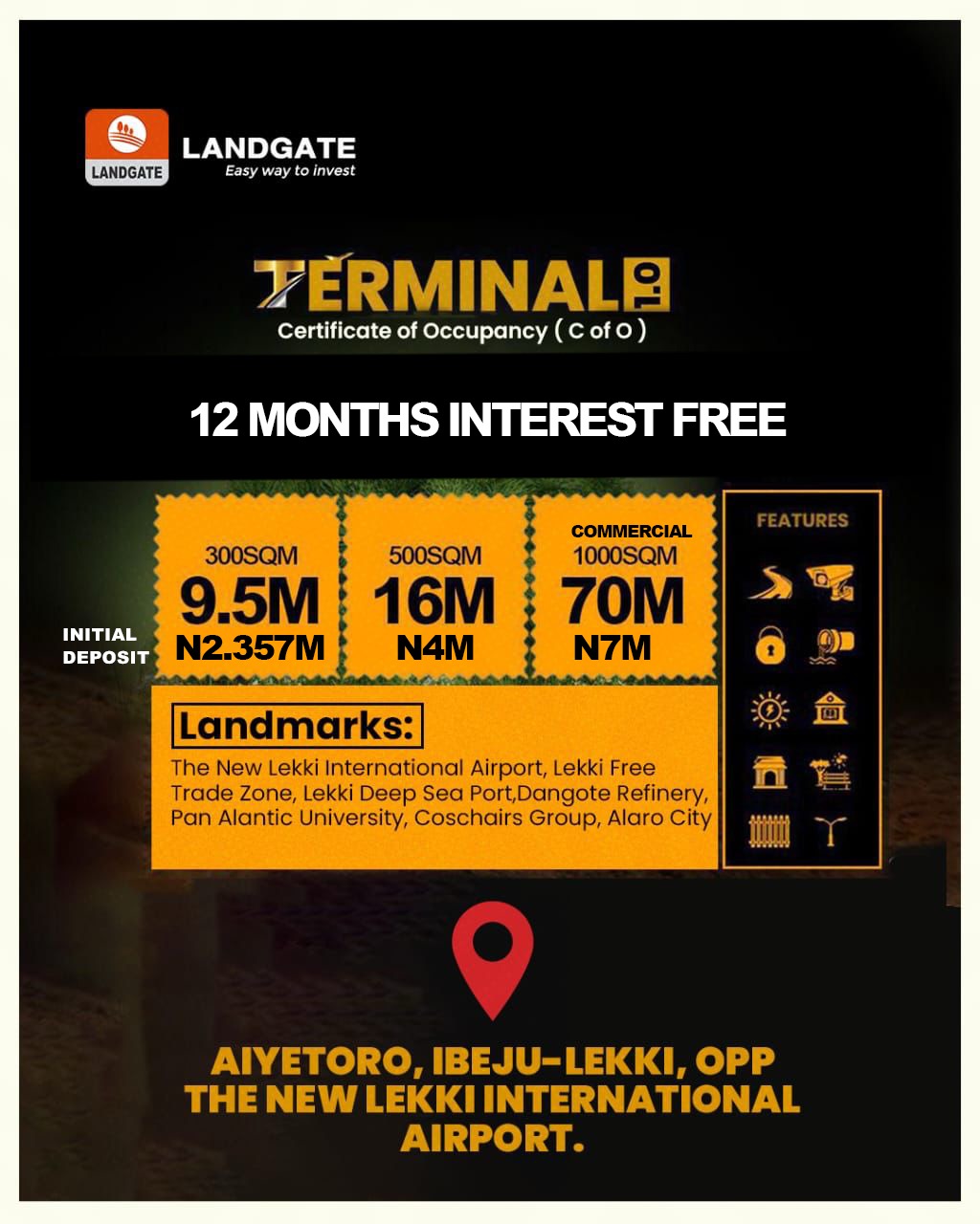Terminal One Estate isn't just a plot of land; it's a strategic entry point into the most explosive real estate market in West Africa, driven by the monumental development of the New Lekki International Airport.