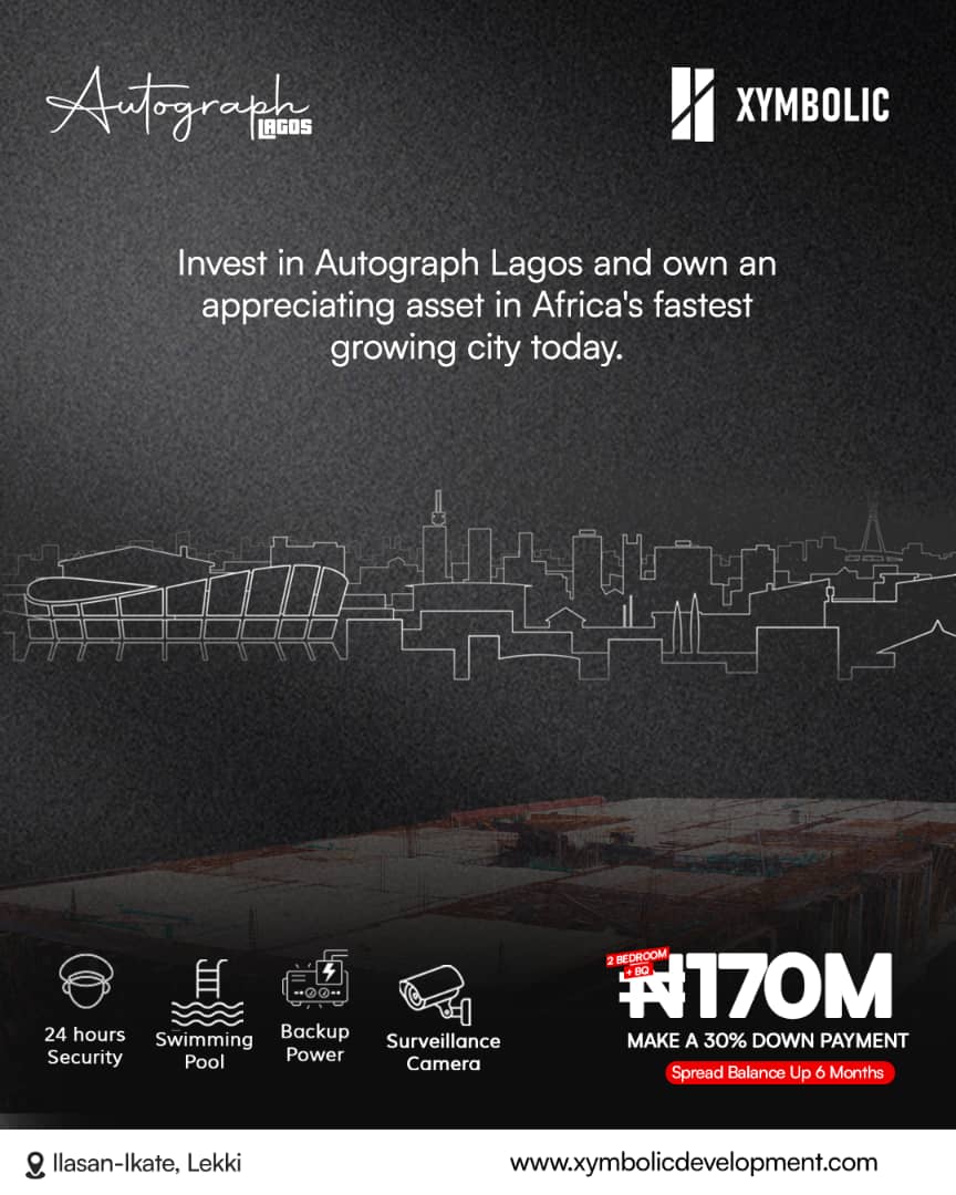 Autograph Lagos, an exclusive collection of premium 1 and 2 bedroom apartments perfectly positioned in the prime Ikate-Lekki corridor.