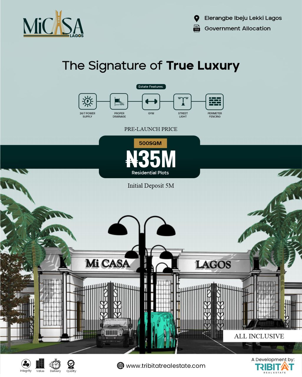 Step into the extraordinary with Mi Casa Lagos, the premier estate redefining sophisticated living in Elerangbe, Ibeju-Lekki. This isn't just