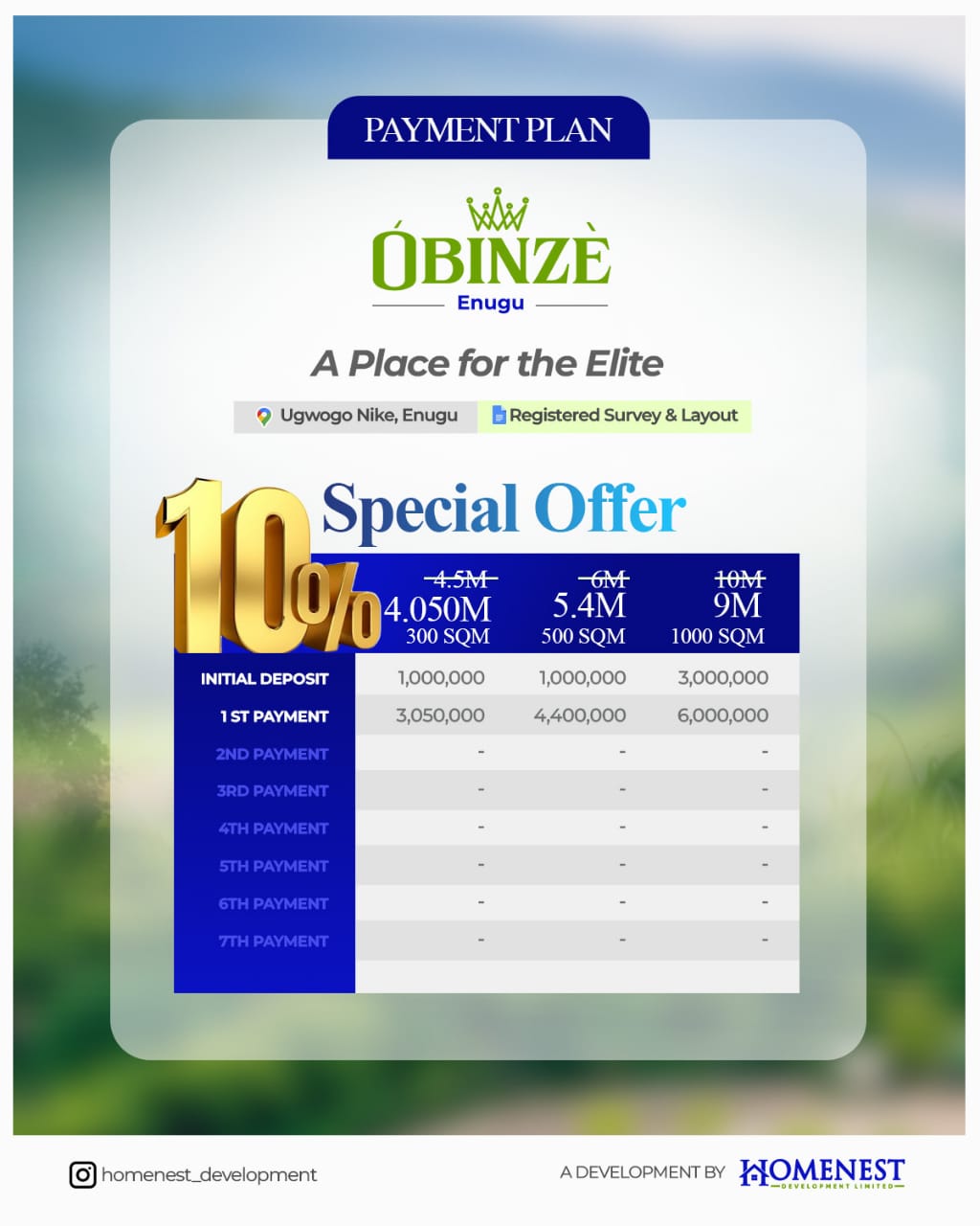 Nestled in the tranquil yet dynamic heart of Ugwogo Nike, Obinze Enugu offers a rare blend: the peace of a serene community and the accessi