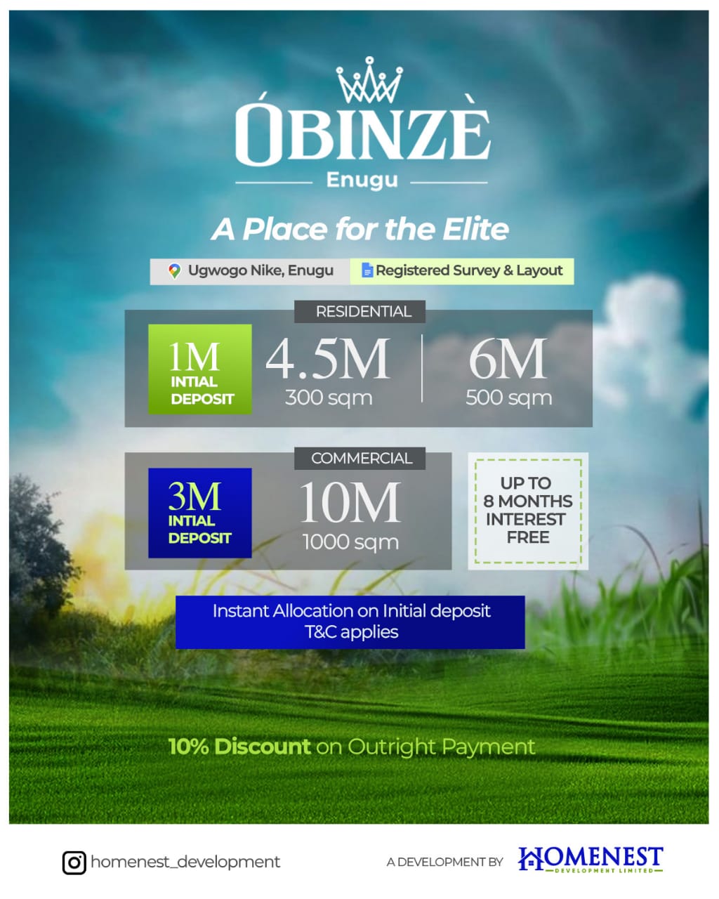 Nestled in the tranquil yet dynamic heart of Ugwogo Nike, Obinze Enugu offers a rare blend: the peace of a serene community and the accessi