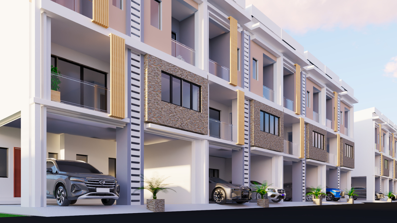 Providence Court Awoyaya, luxury 4-bedroom terrace duplexes with BQ. 1 min from Lekki-Epe Expressway. Governor's Consent. +2348138623765