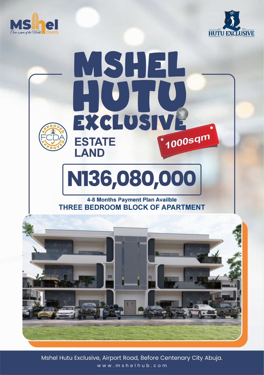 Looking for land for sale in Hutu Exclusive Phase 1, Abuja? Secure plots with approved FCDA C of O near Centenary City. Golf resort living starts at ₦20.4M!