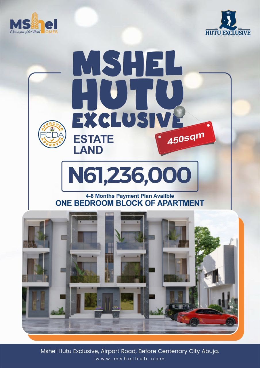 Looking for land for sale in Hutu Exclusive Phase 1, Abuja? Secure plots with approved FCDA C of O near Centenary City. Golf resort living starts at ₦20.4M!