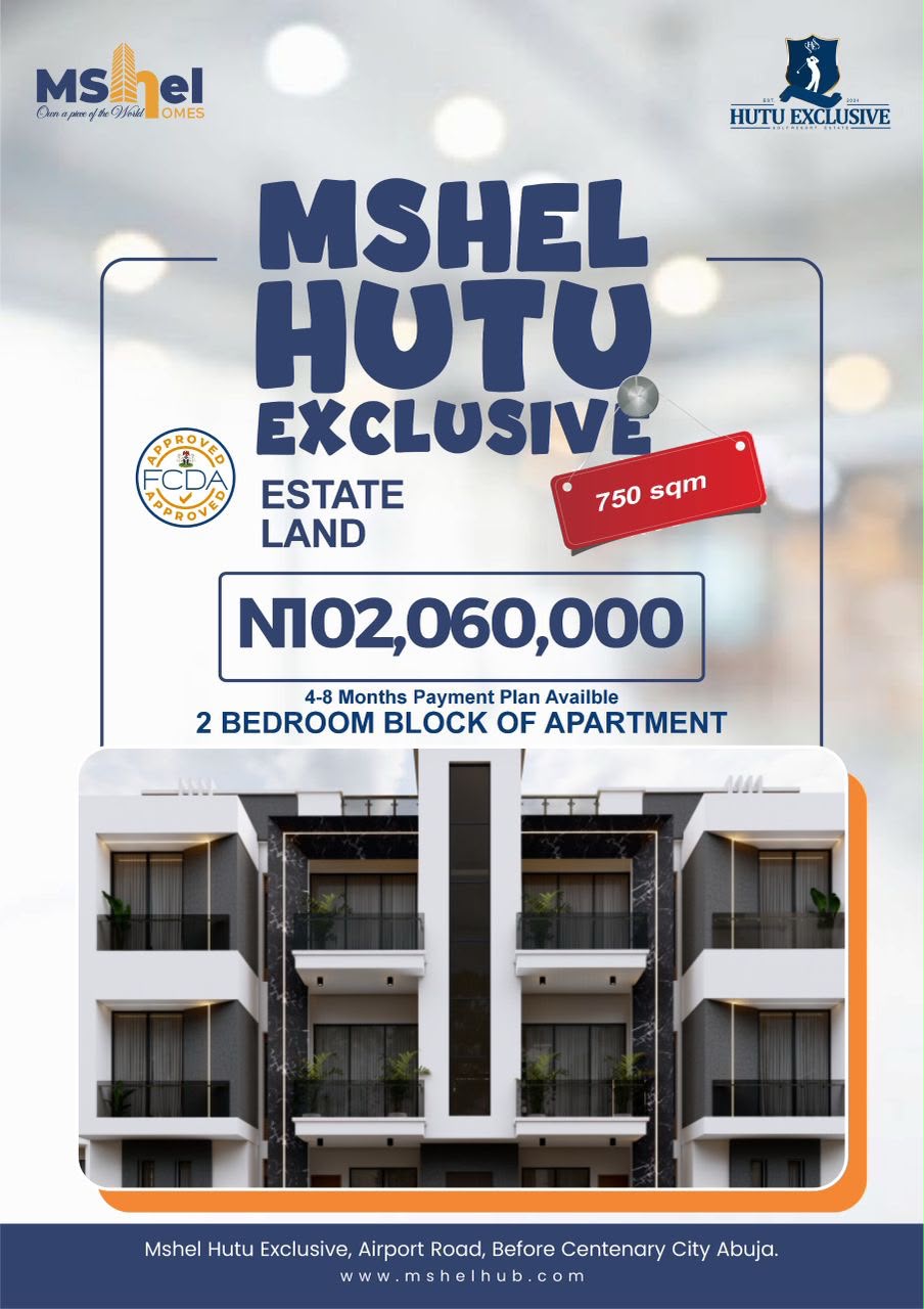 Looking for land for sale in Hutu Exclusive Phase 1, Abuja? Secure plots with approved FCDA C of O near Centenary City. Golf resort living starts at ₦20.4M!