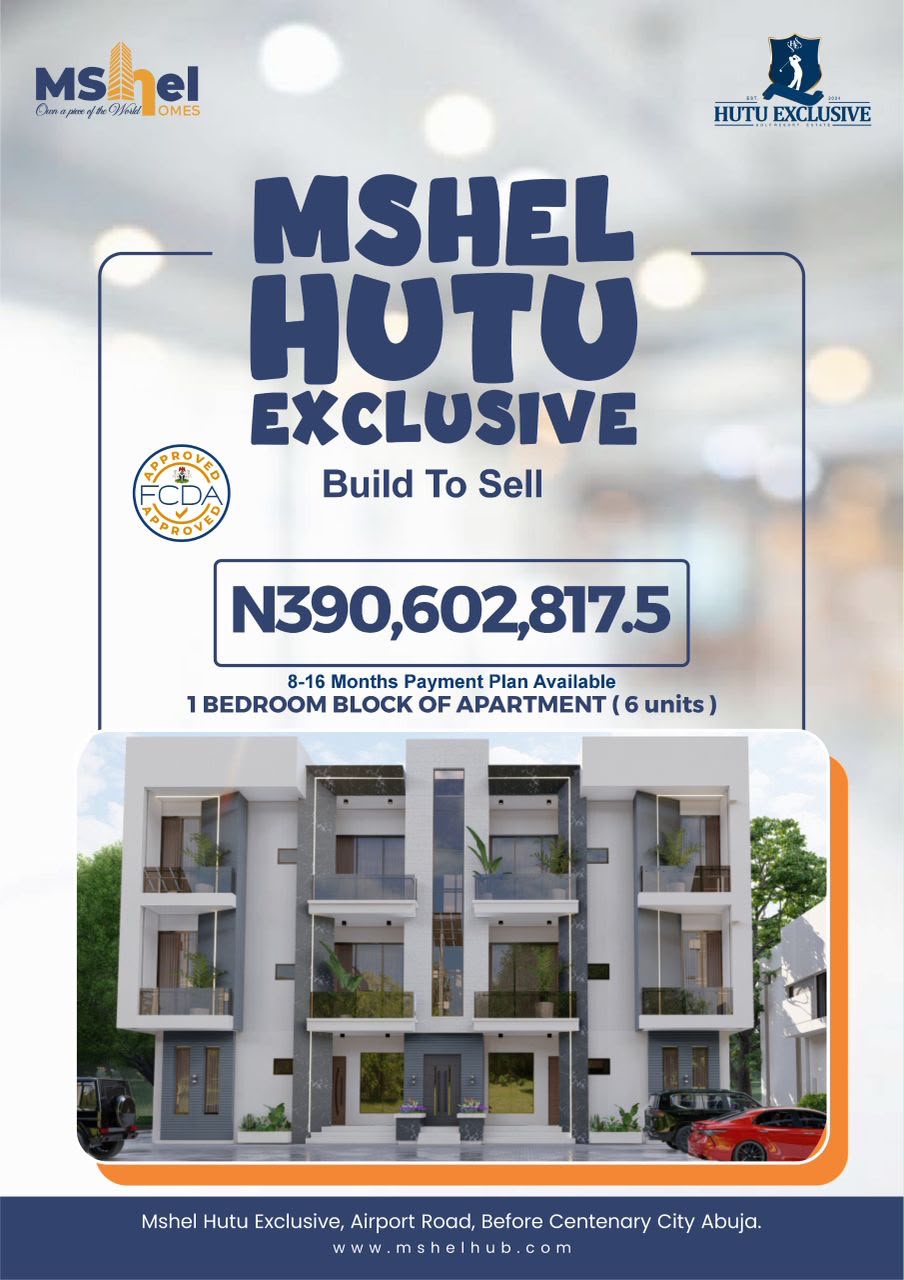Discover Mshel Hutu Exclusive, Africa's first premier golf resort estate in Abuja. Secure luxury plots and apartments on Airport Road today!