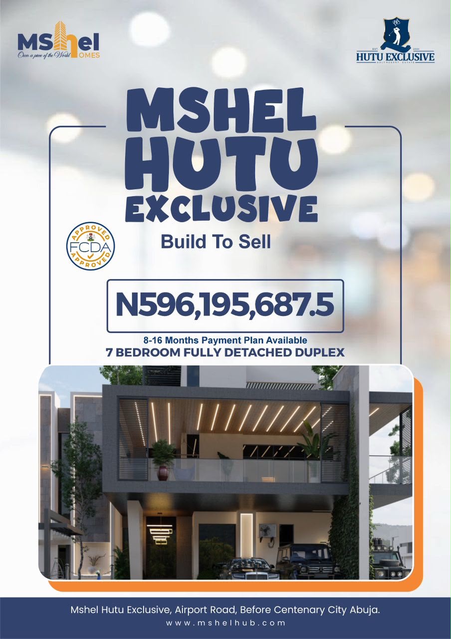 Discover Mshel Hutu Exclusive, Africa's first premier golf resort estate in Abuja. Secure luxury plots and apartments on Airport Road today!