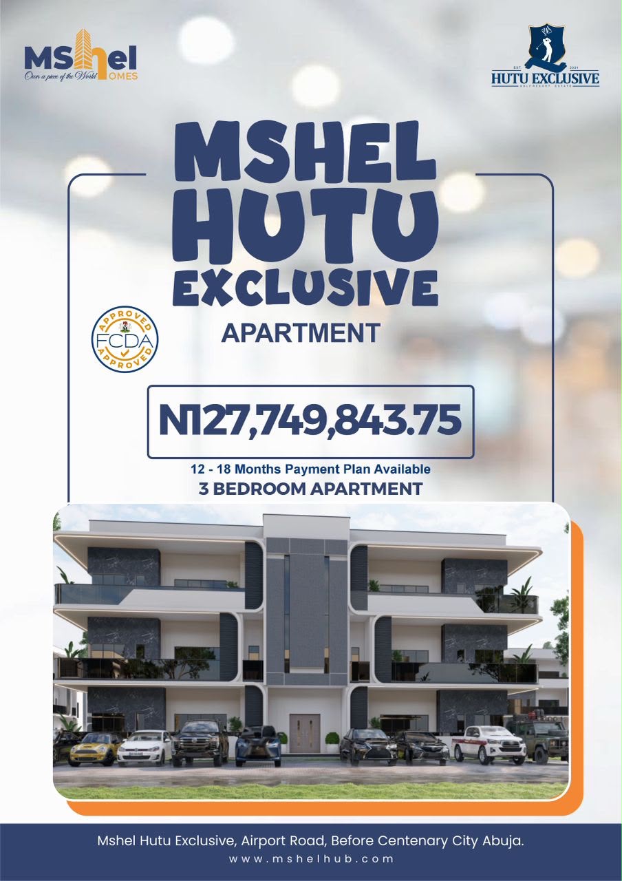 Discover Mshel Hutu Exclusive, Africa's first premier golf resort estate in Abuja. Secure luxury plots and apartments on Airport Road today!