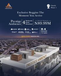Discover Prestige Ambience in Omole Phase 2 Extension. Luxury 4-bedroom terraced triplex with C of O for ₦300M. Secure with an ₦89.99M deposit!